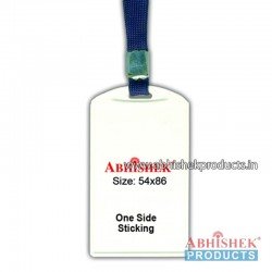 N Blue sleeve tag with holder no 1 (H116)
