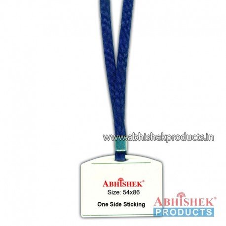 N Blue sleeve tag with holder no 12 (H117)