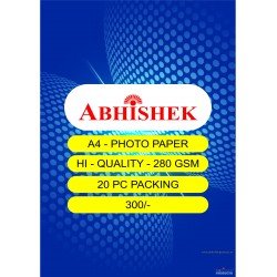 Abhishek A4 280 Gsm Photo Paper