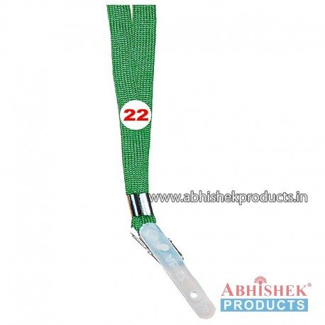 Parrot Green Sleeve Tags and landyard (T22)