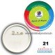 32x32 mm Multi Colour Button Badge (No 21)
