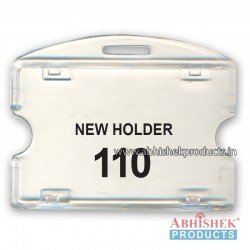 54X86 Mm Horizontal Transparent Holder (No 110)