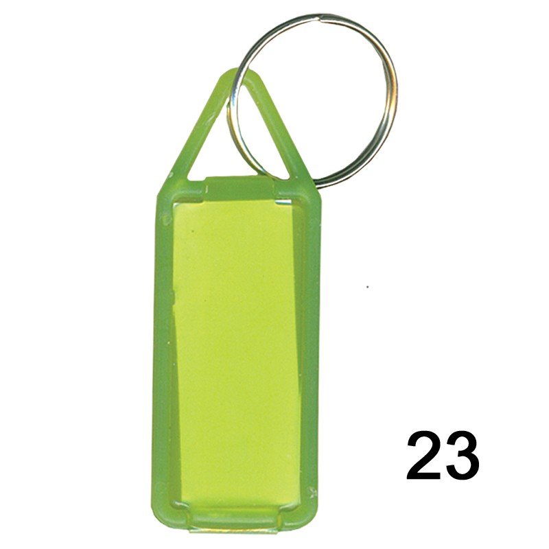 Green key chain of size 17x41 mm in Rectangle  shape designed for id card holder, company event or school custom logo. Fully customizable and personalized with thousands of designs and prints  You may also refer keychains as ket tags, key rings, id card