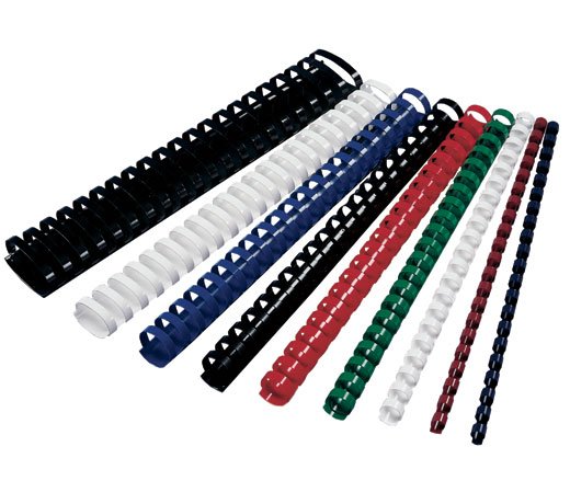 Comb Binding for professional book and project binding.