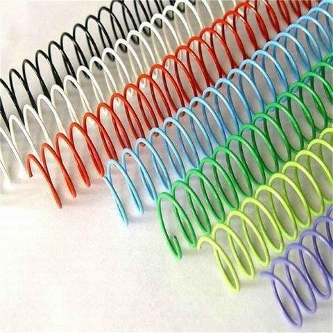 Colourful spiral rings in multiple sizes in all colours with heavy stock